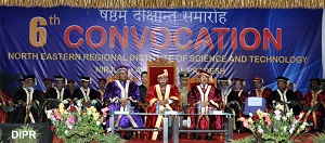 The Governor of Arunachal Pradesh Brig. (Dr.) B.D. Mishra (Retd) graced the 6th Convocation of the North Eastern Regional Institute of Science and Technology (Deemed University) as Chief Guest in the NERIST Campus, Nirjuli, Itanagar on 10th November 2017. 